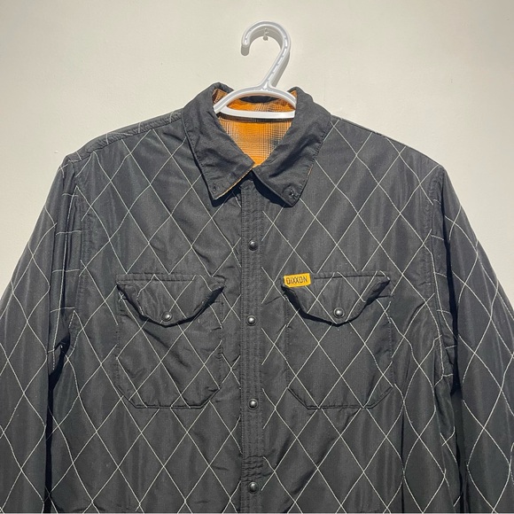 Reversible Workwear Orange Plaid Jacket - Picture 12 of 14